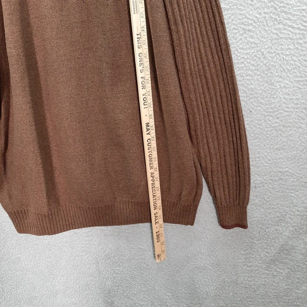 Columbia‎ Sweater Adult 2XL XXL Brown Knit ROC Crew Knit Outdoors Preppy NEW